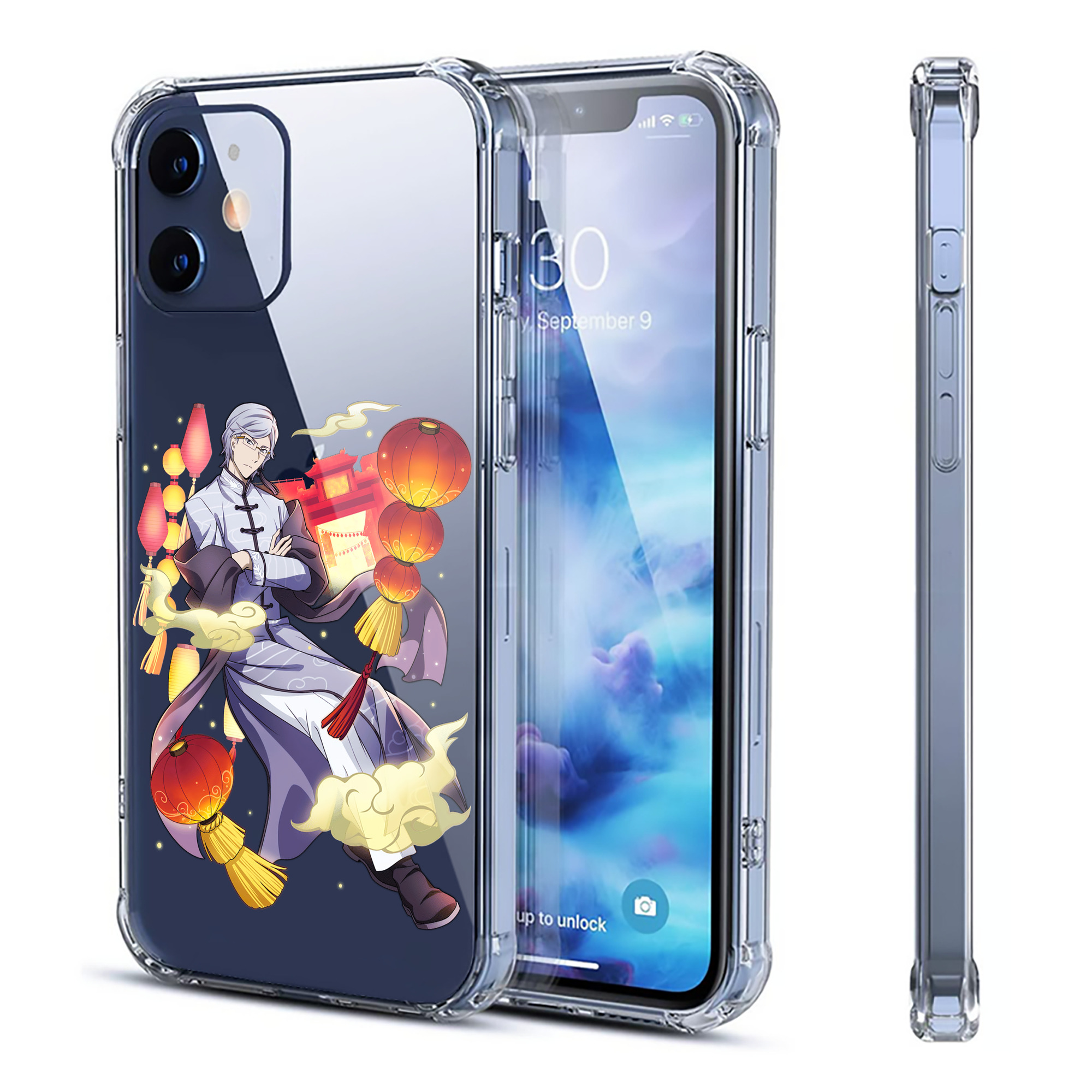 （画像用） 文豪ストレイドッグス Bungo Stray Dogs 【iPhone 12シリーズ対応】透明スマホケース（クリアソフトケース）